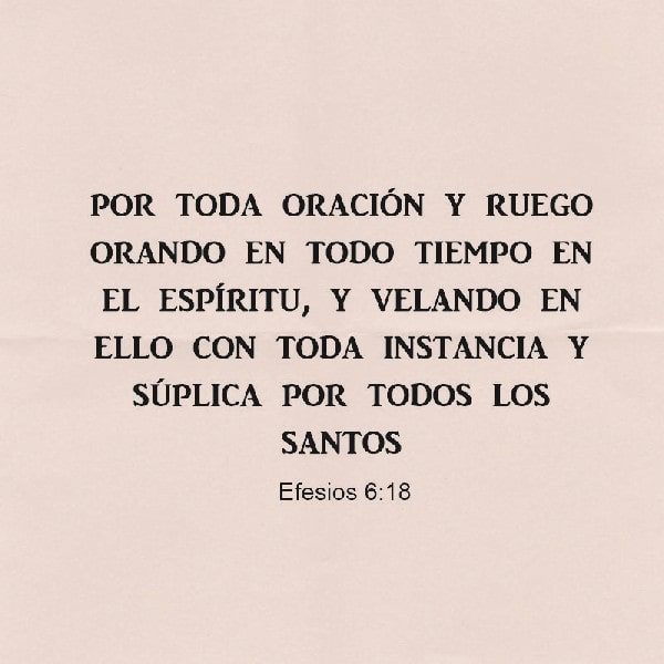 Efesios 6:18