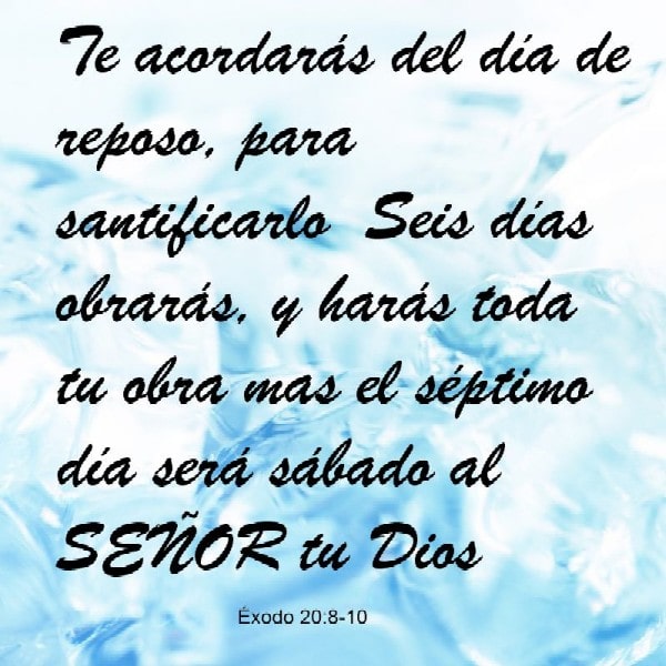 Éxodo 20:8-10