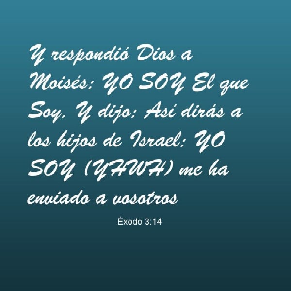 Éxodo 3:14