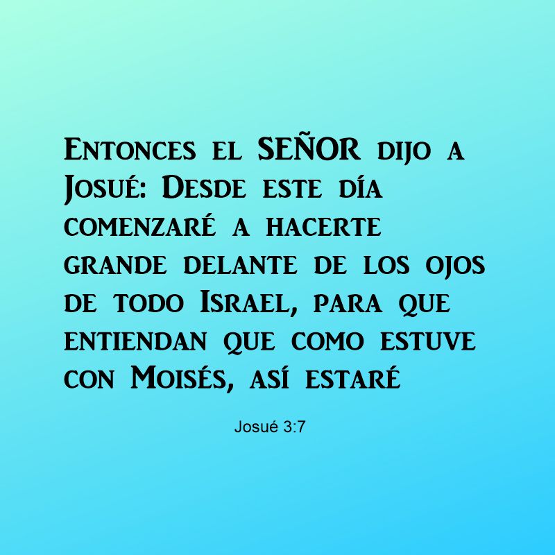 Josué 3:7