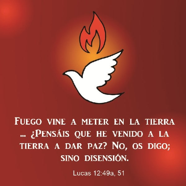Lucas 12:49a, 51