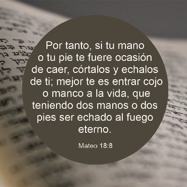 Mateo 18:8