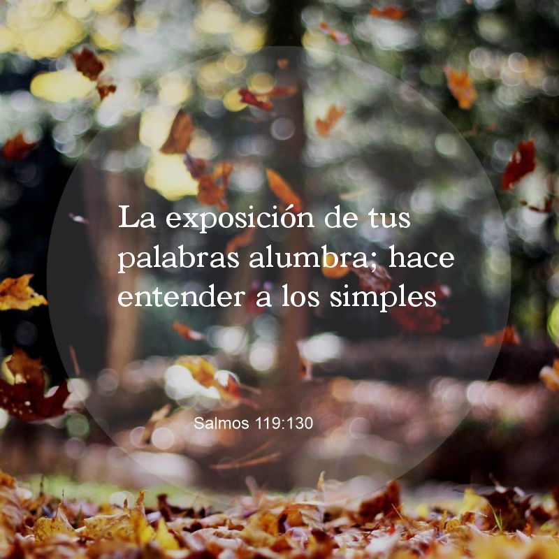 Salmos 119:130