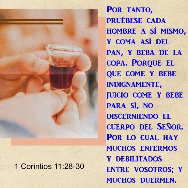 1 Corintios 11:28-30