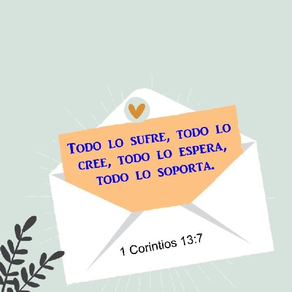 1 Corintios 13:7