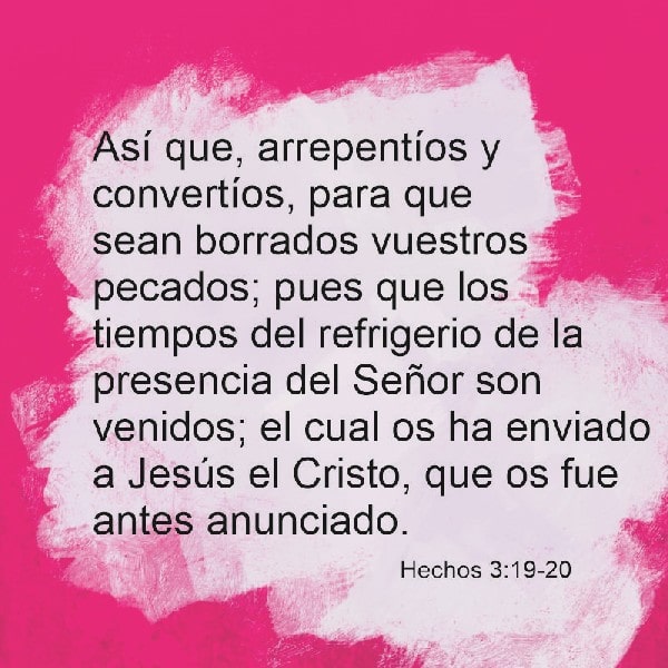 Hechos 3:19-20