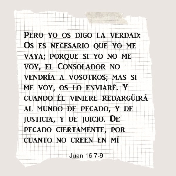 Juan 16:7-9