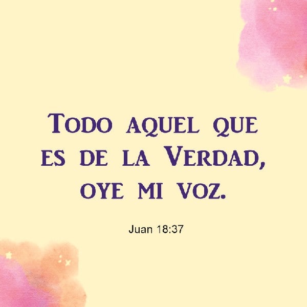 Juan 18:37