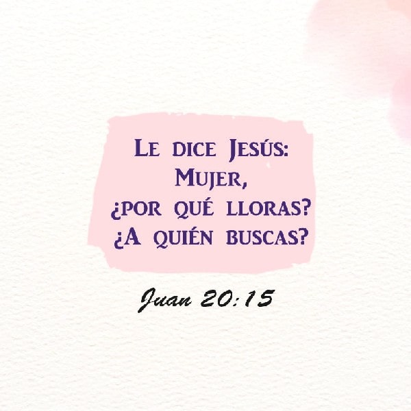 Juan 20:15