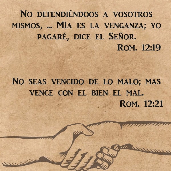 Romanos 12:19, 21