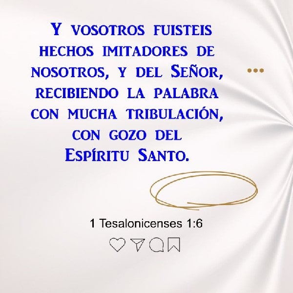 1 Tesalonicenses 1:6