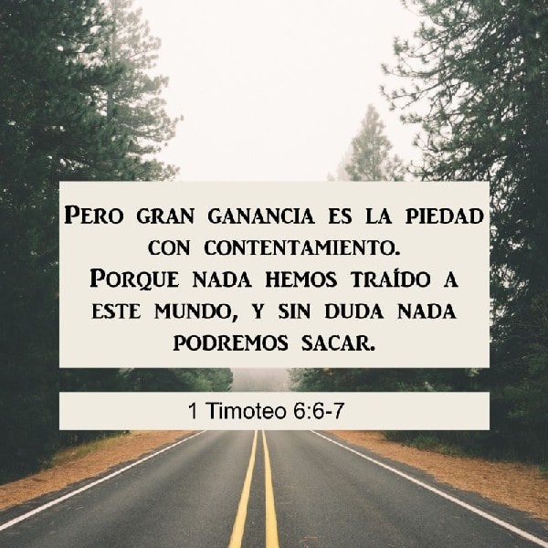 1 Timoteo 6:6-7