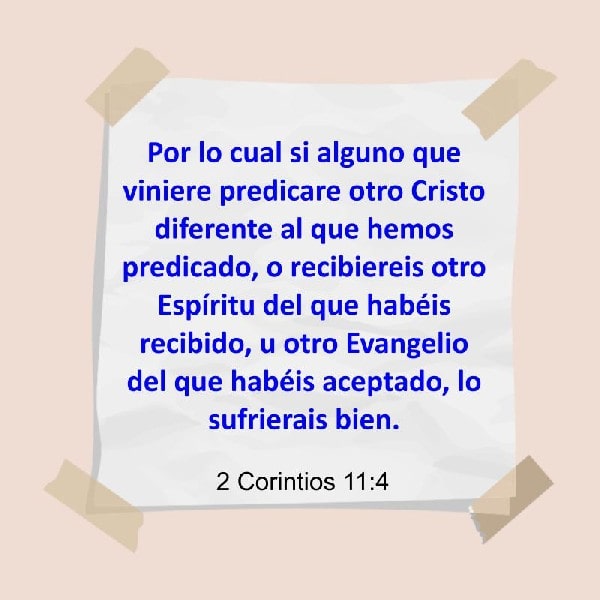 2 Corintios 11:4