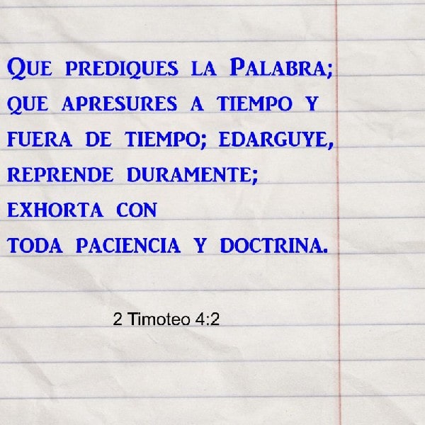 2 Timoteo 4:2