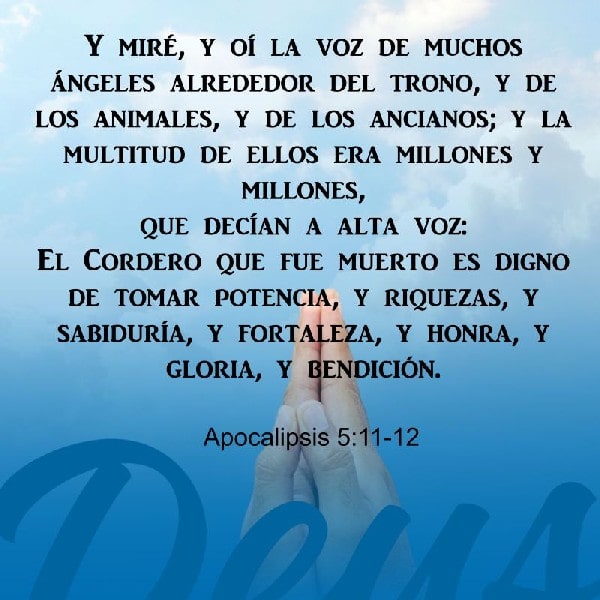 Apocalipsis 5:11-12