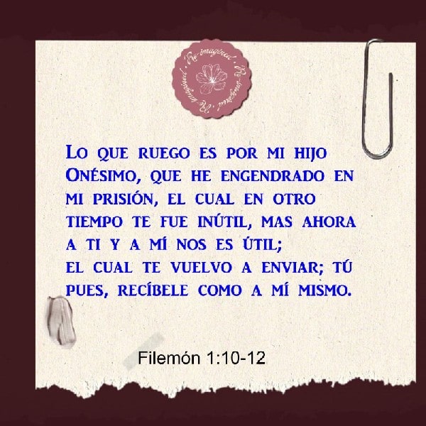Filemón 1:10-12