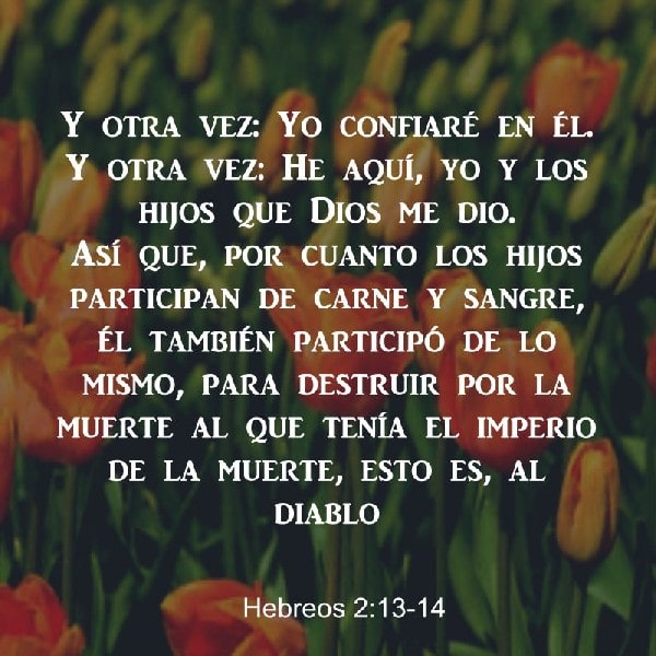 Hebreos 2:14-15