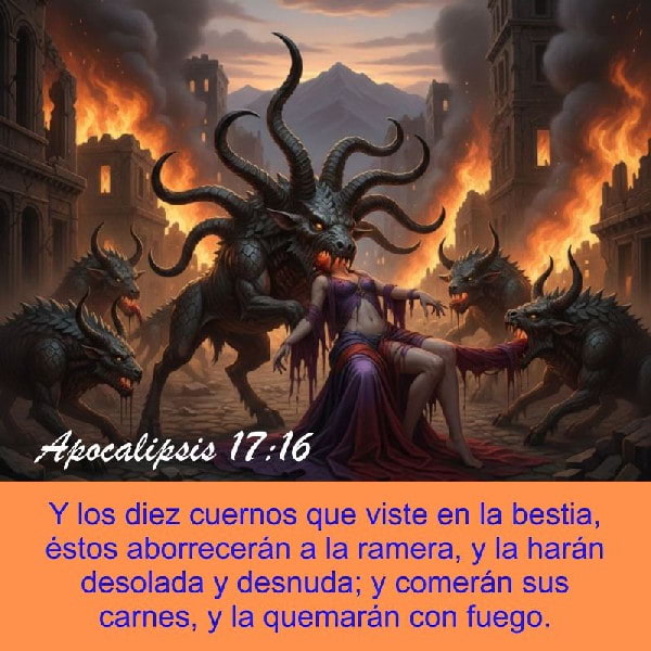 Apocalipsis 17:16-17
