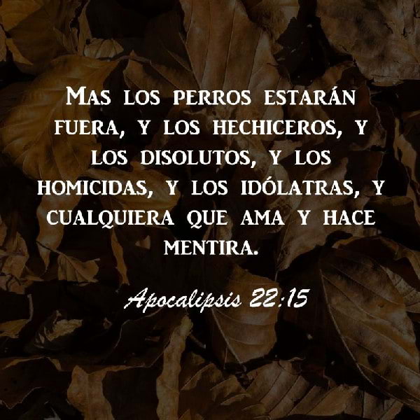 Apocalipsis 22:15