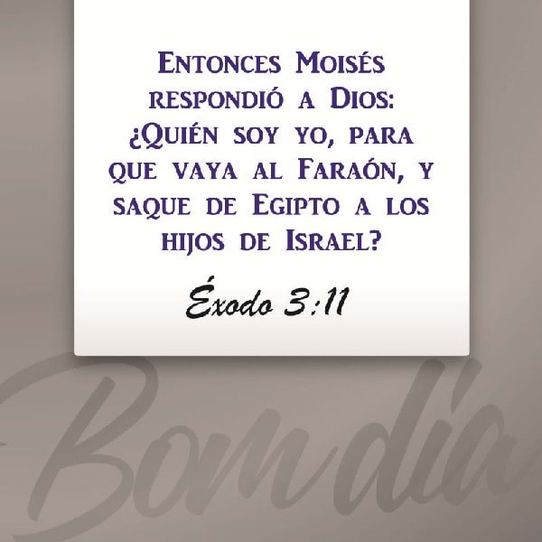 Éxodo 3:11-13