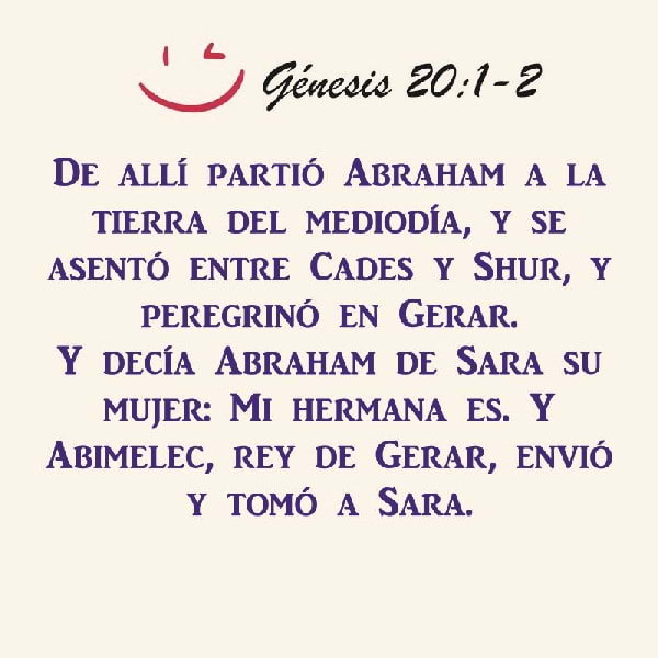Génesis 20:1-2