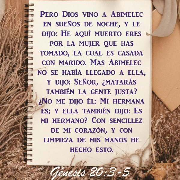 Génesis 20:3-9