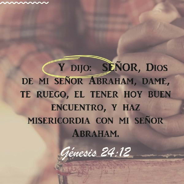 Génesis 24:12-28