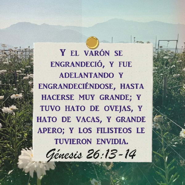 Génesis 26:13-25