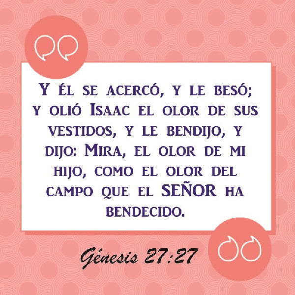 Génesis 27:25-30