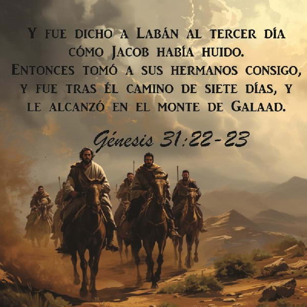 Génesis 31:22-24