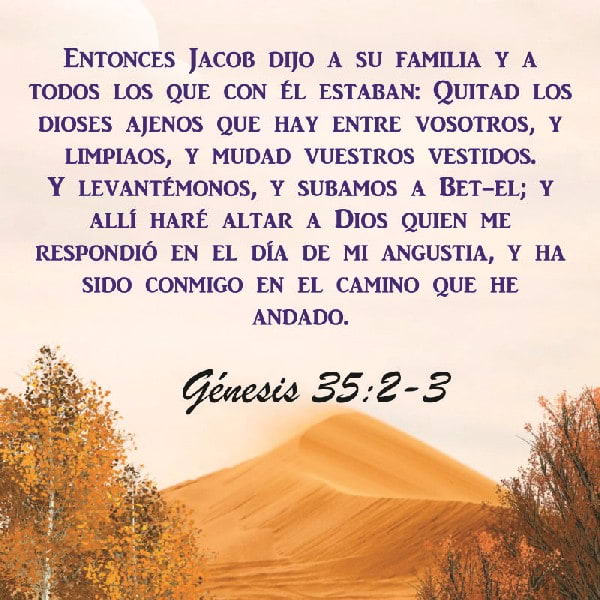 Génesis 35:2-3